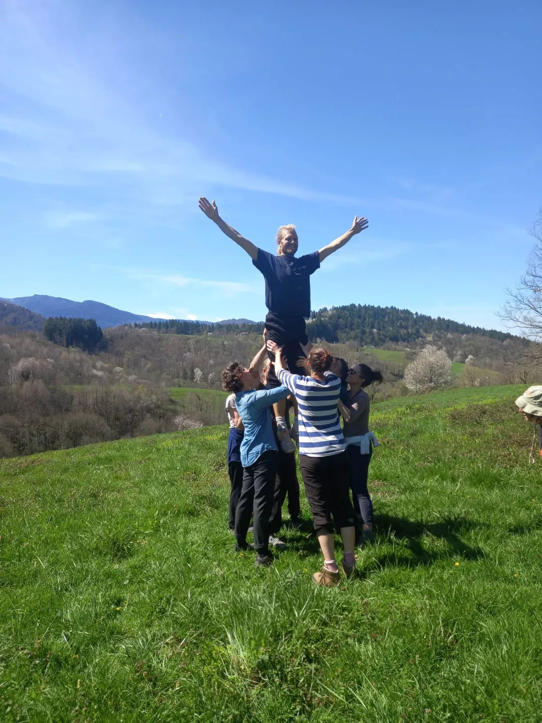 Acrobaties en plein-air